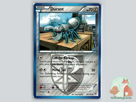 Durant (92/135) - Plasma Storm Pokémon Card