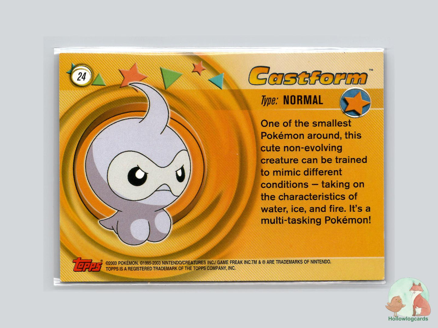 Castform (#24) - Topps Advanced Trading Cards