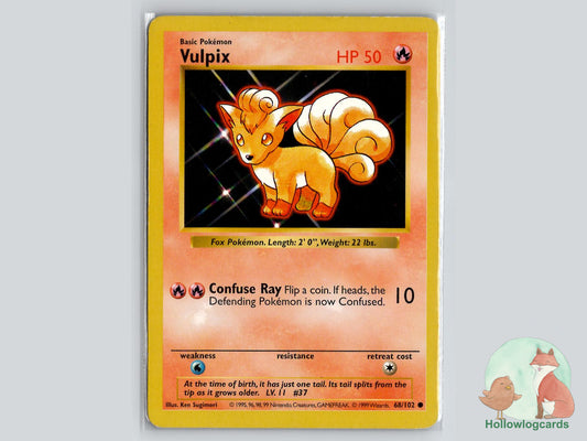Vulpix (68/102) - Base Pokémon Card