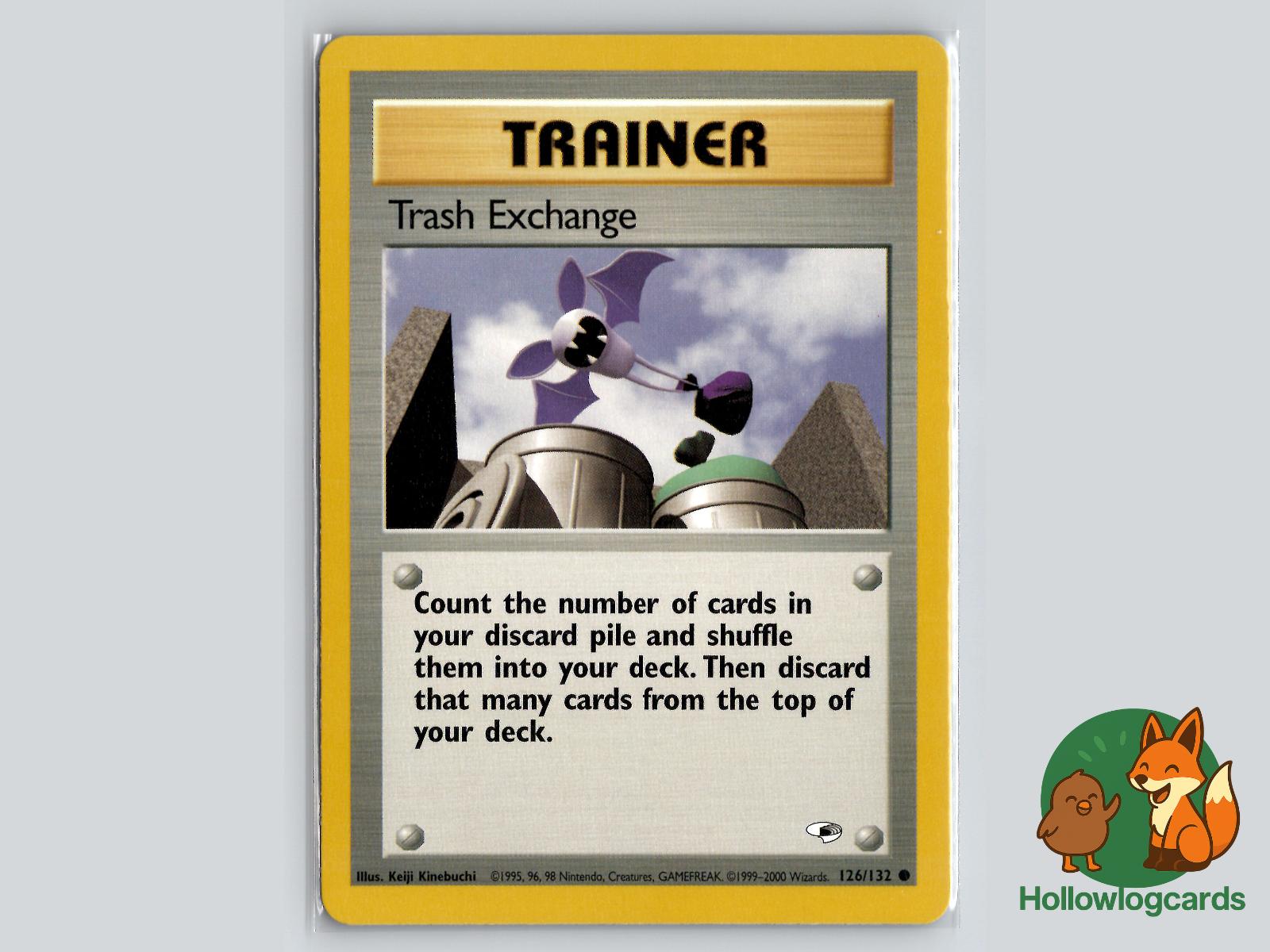 Trash Exchange (126/132) - Gym Heroes Pokémon Card