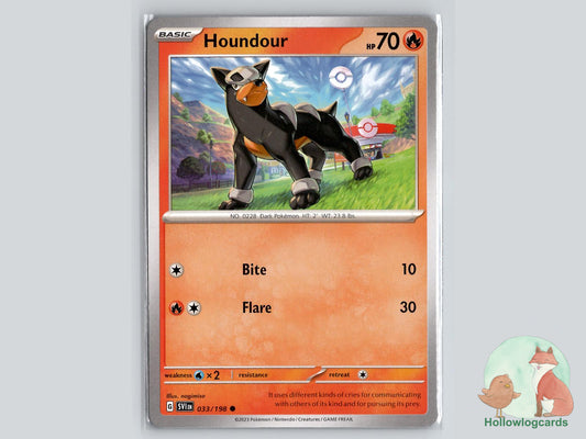 Houndour (033/198) - Scarlet & Violet Pokémon Card