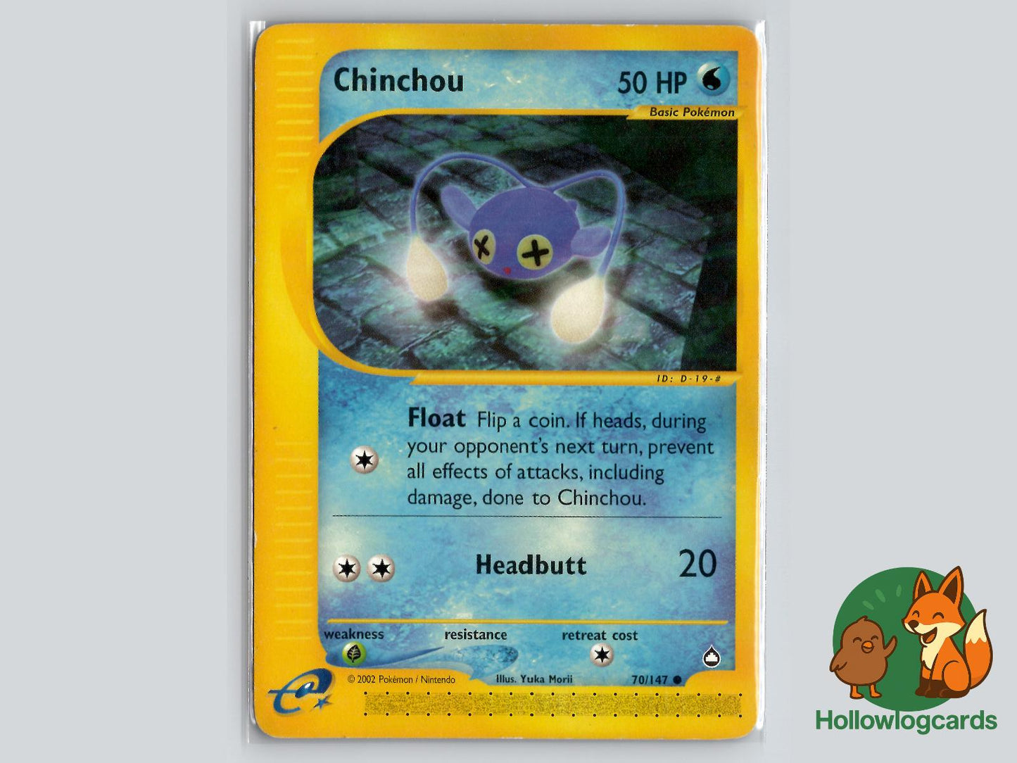 Chinchou (70/147) - Aquapolis Pokémon Card