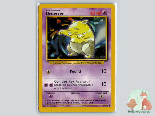Drowzee (49/102) - Base Pokémon Card