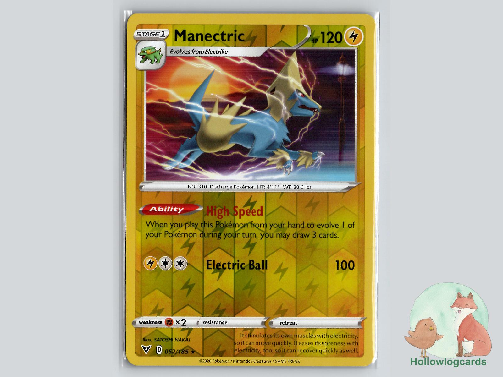 Manectric (052/185) - Vivid Voltage Pokémon Card