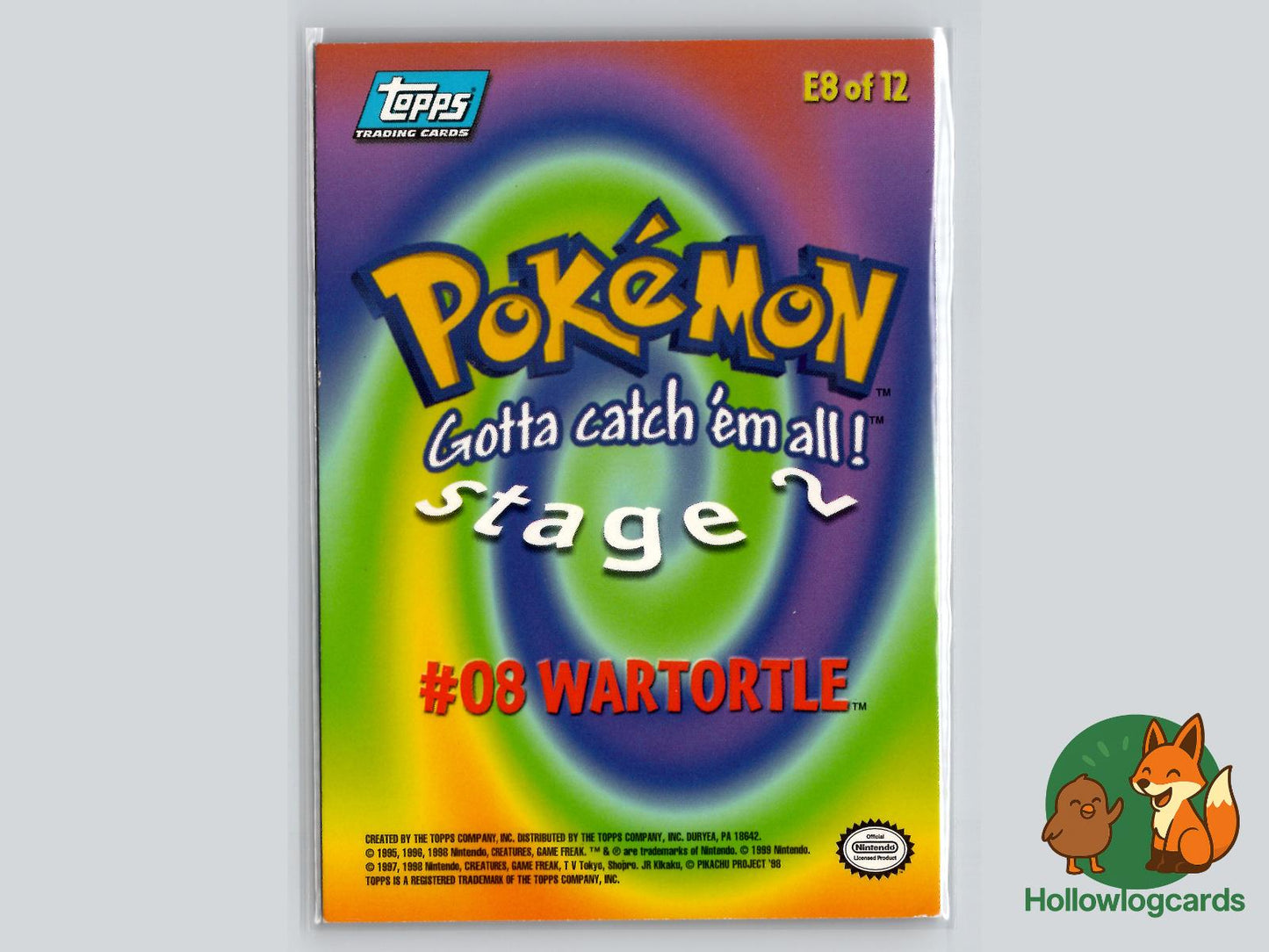Wartortle (#67) - Topps The First Movie Trading Cards