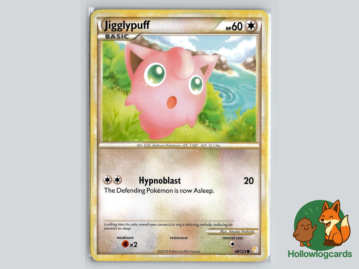 Jigglypuff (68/123) - HeartGold & SoulSilver Pokémon Card