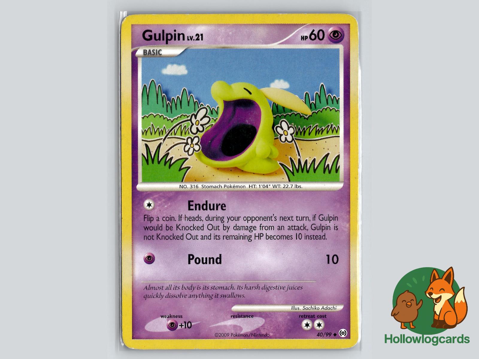 Gulpin (40/99) - Arceus Pokémon Card