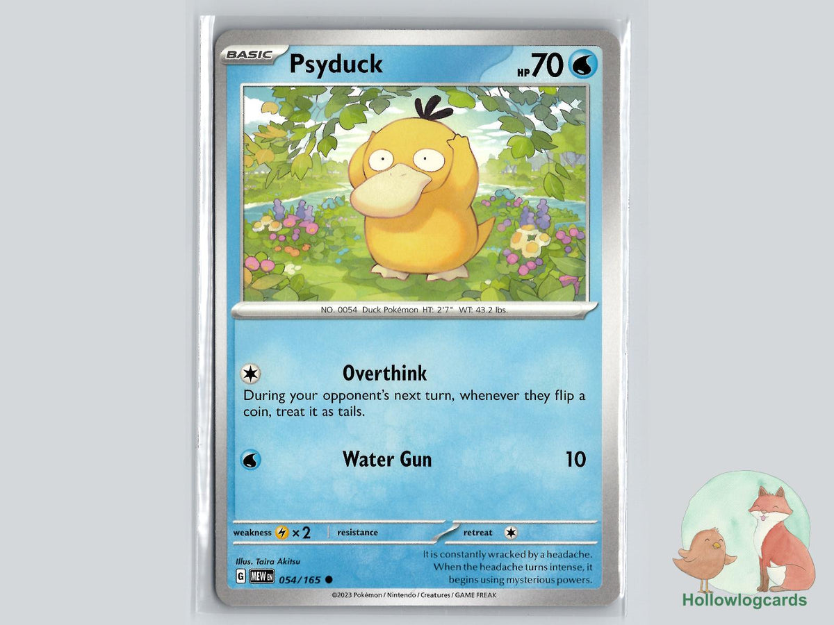 Psyduck (054/165) - 151 Pokémon Card