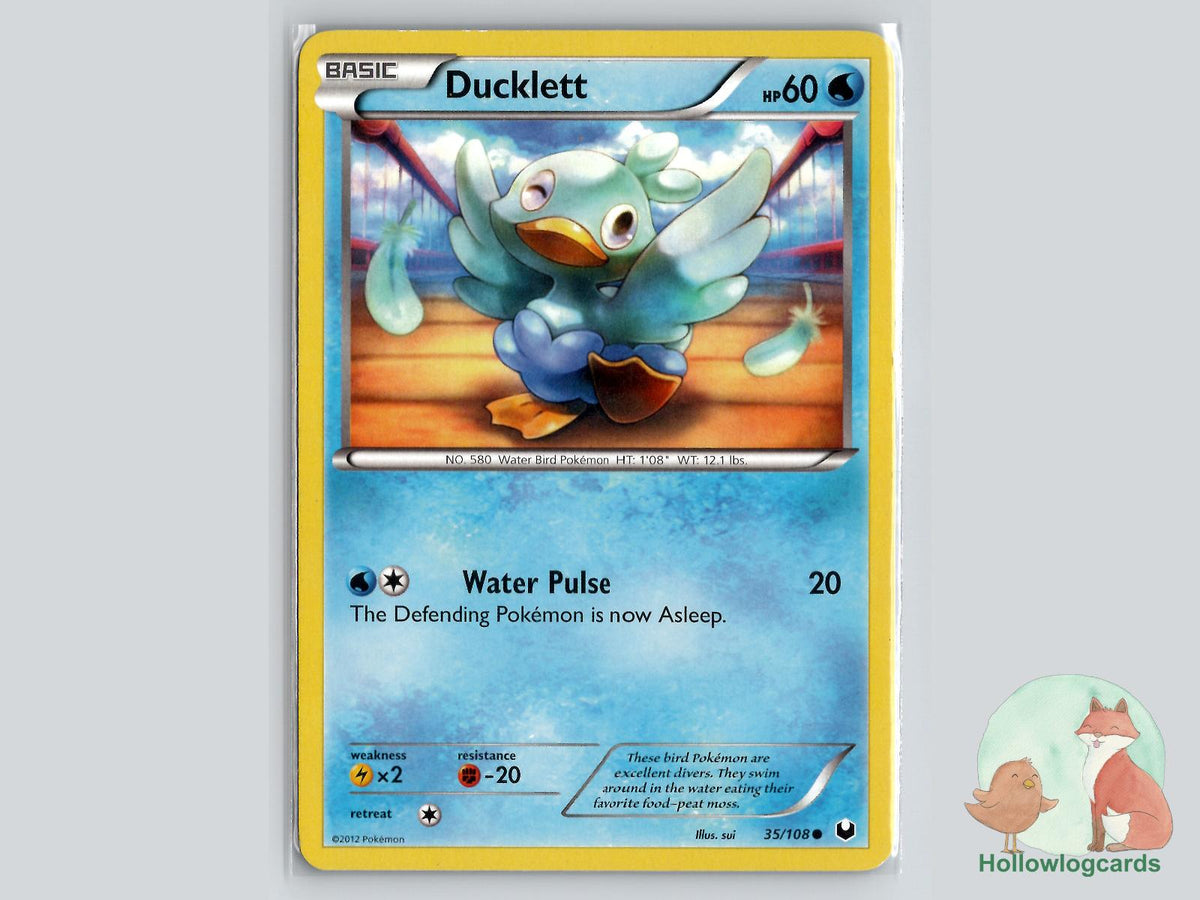 Ducklett (35/108) - Dark Explorers Pokémon Card
