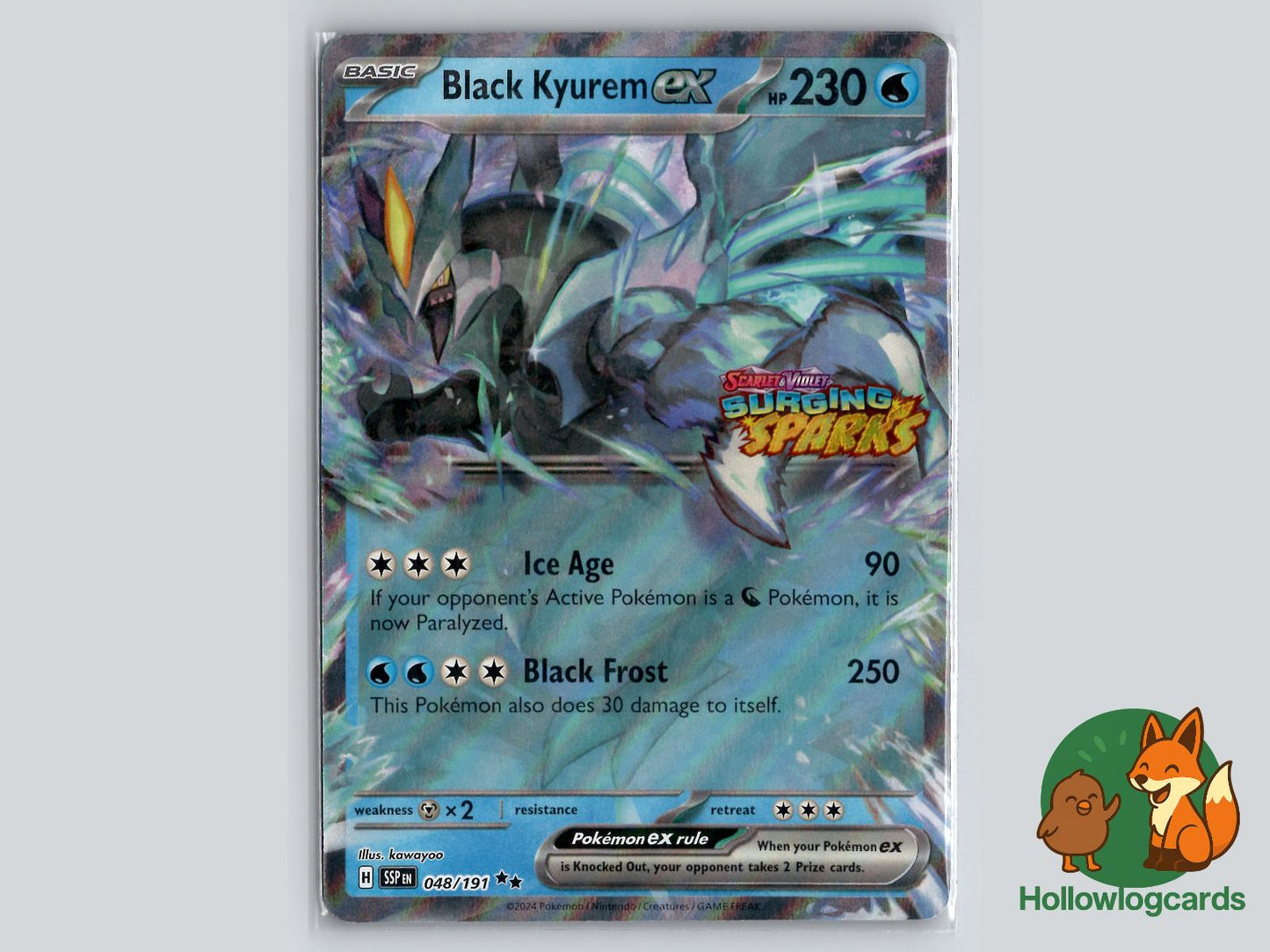 Black Kyurem ex (048/191) - Surging Sparks Pokémon Card