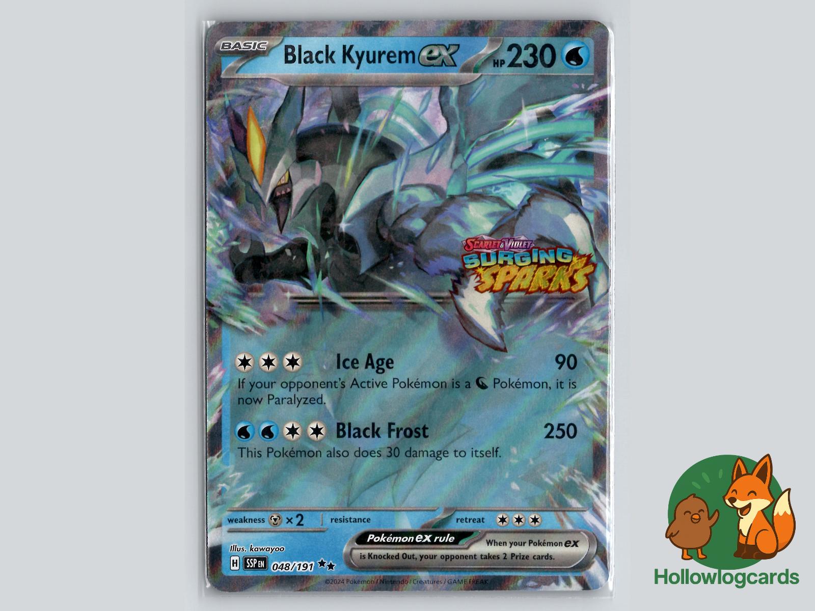 Black Kyurem ex (048/191) - Surging Sparks Pokémon Card