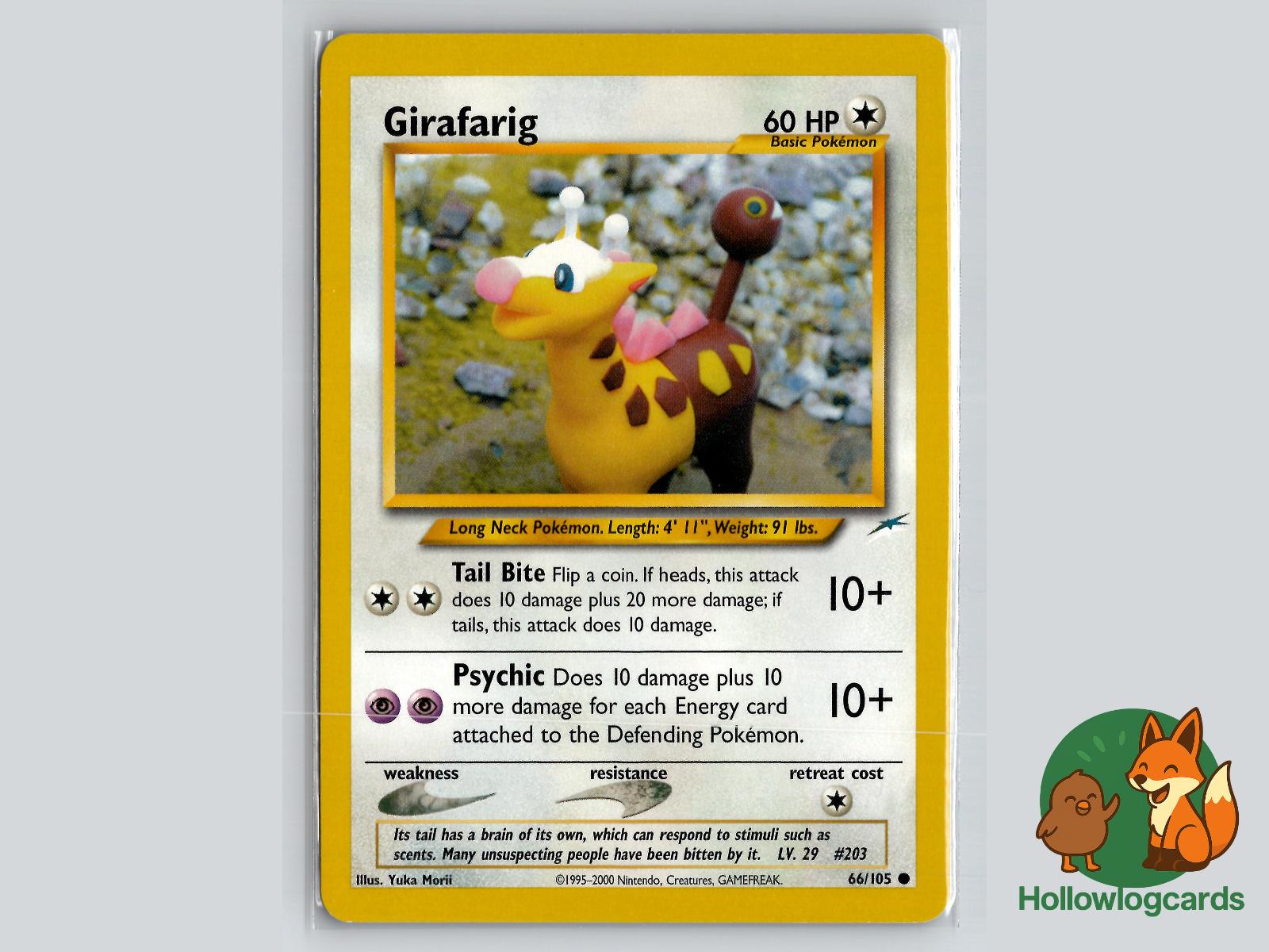 Girafarig (66/105) - Neo Destiny Pokémon Card