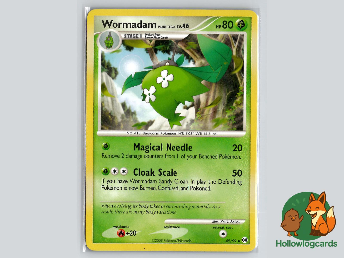 Wormadam Plant Cloak (49/99) - Arceus Pokémon Card