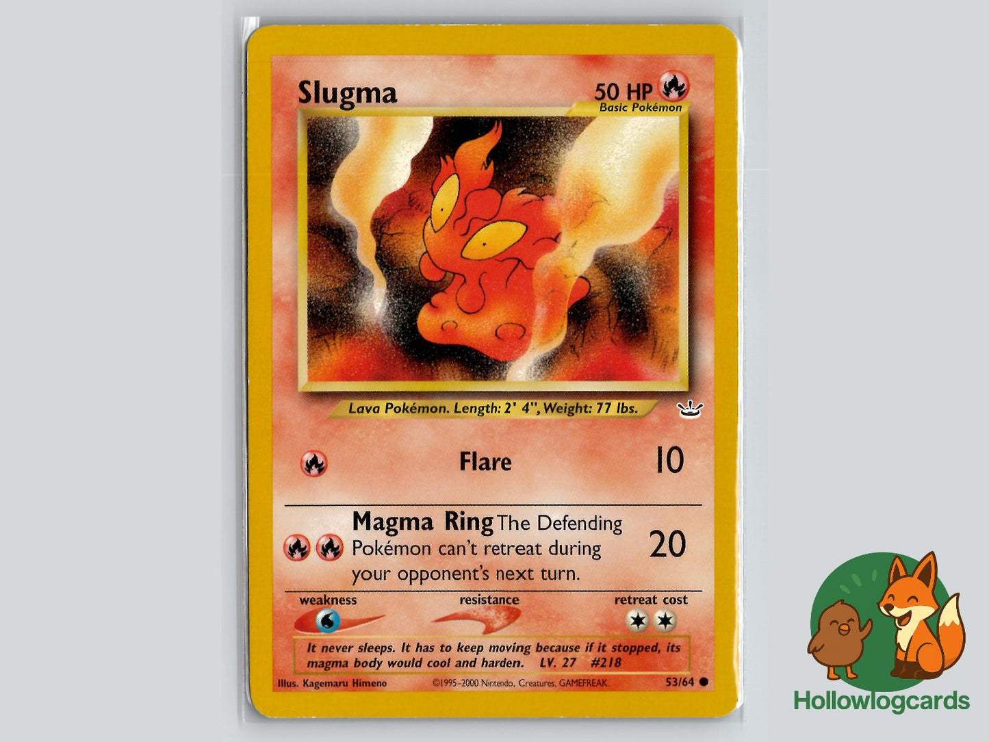 Slugma (53/64) - Neo Revelation Pokémon Card