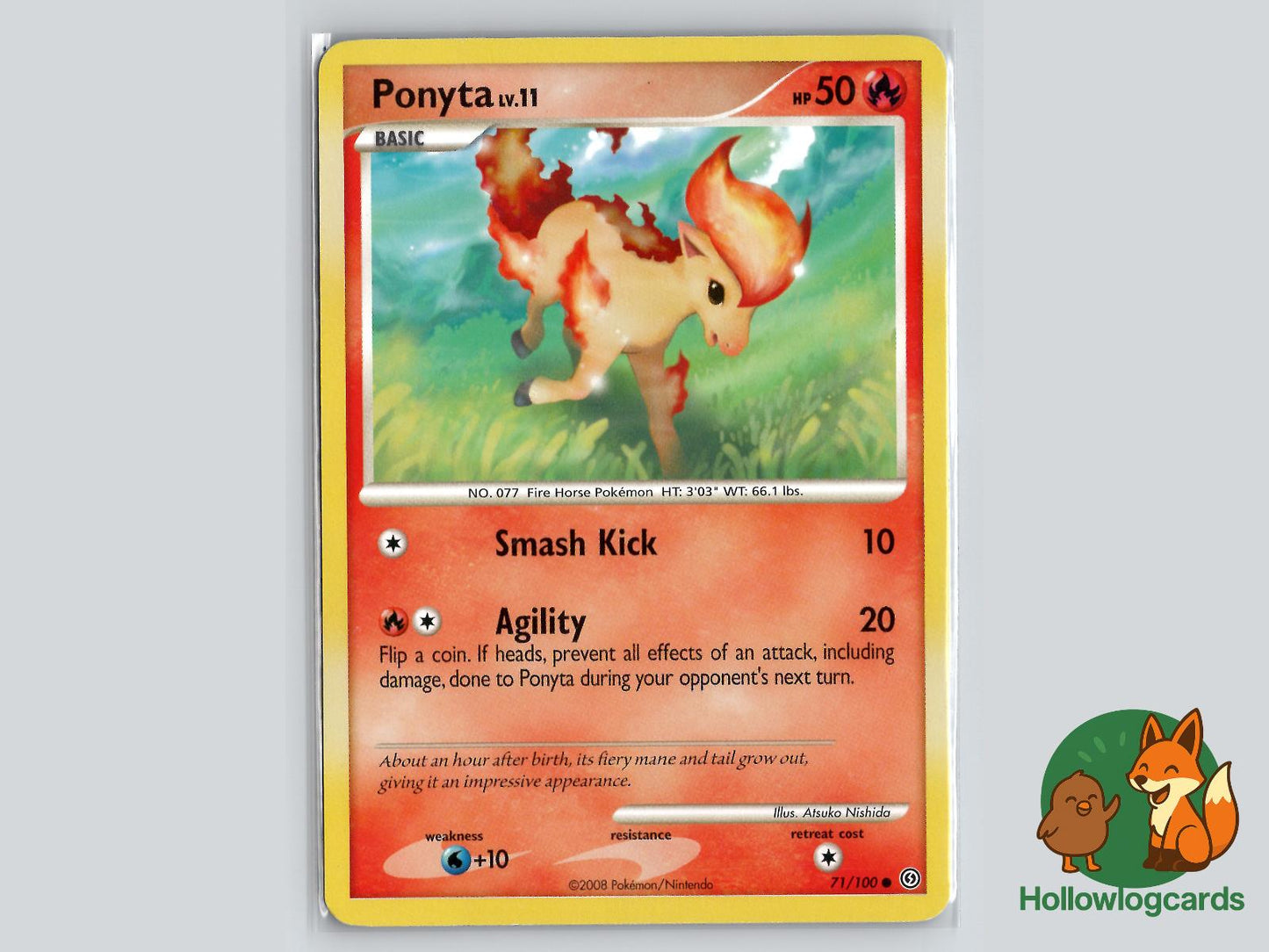 Ponyta (71/100) - Stormfront Pokémon Card