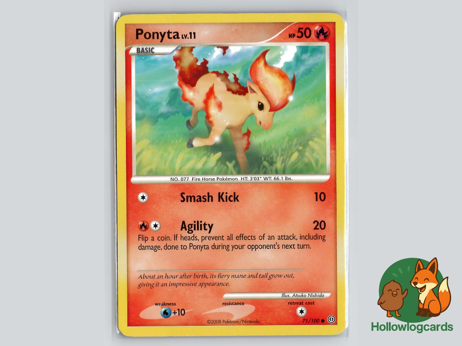 Ponyta (71/100) - Stormfront Pokémon Card