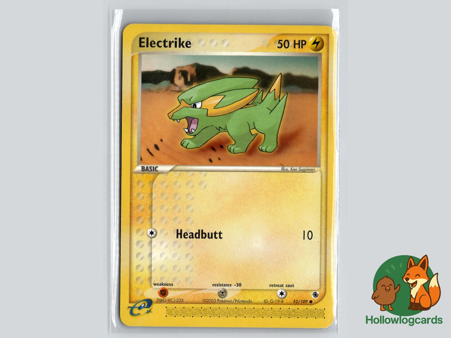 Electrike (52/109) - Ruby & Sapphire Pokémon Card
