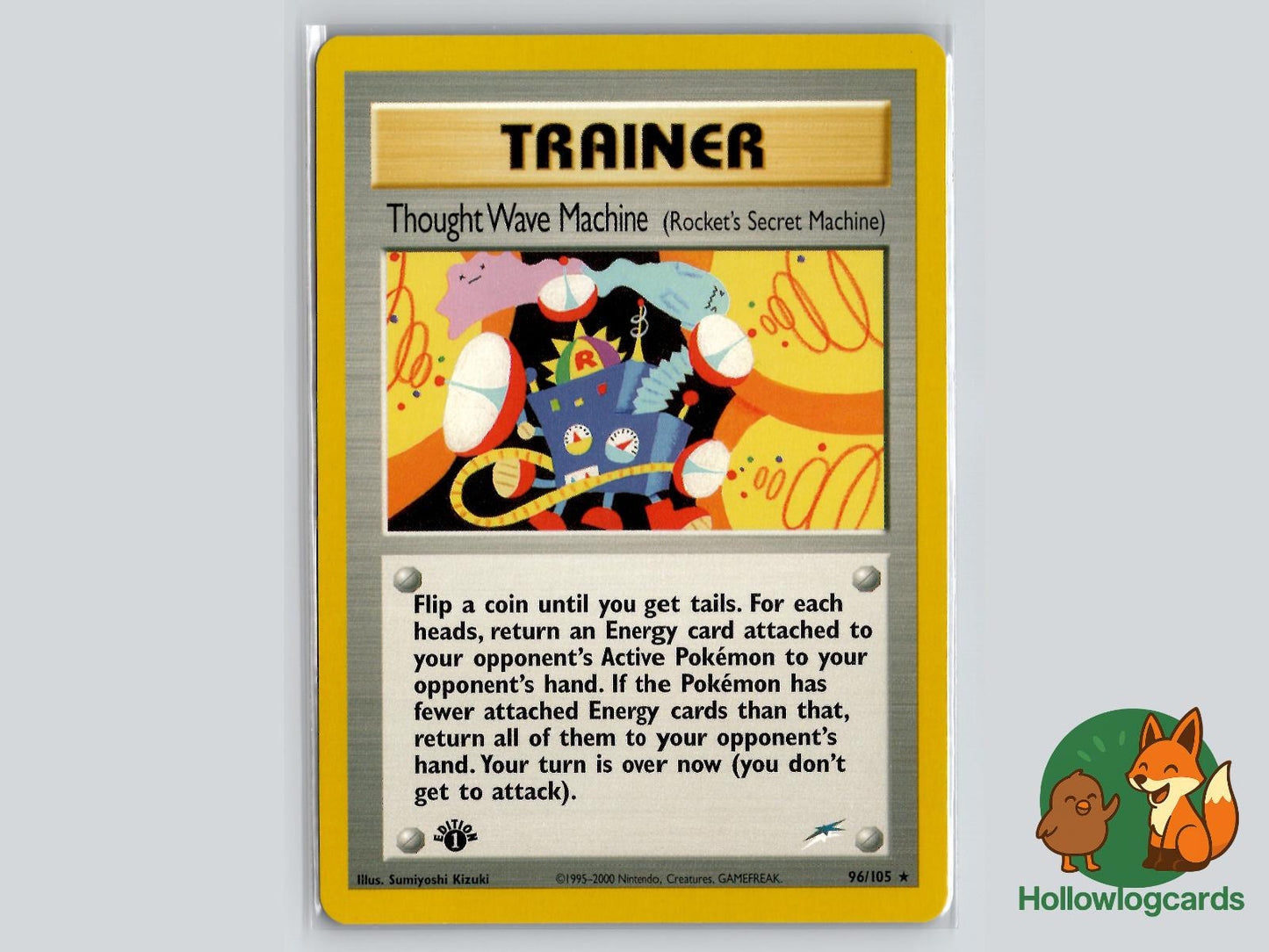 1st Edition Thought Wave Machine (96/105) - Neo Destiny Pokémon Card