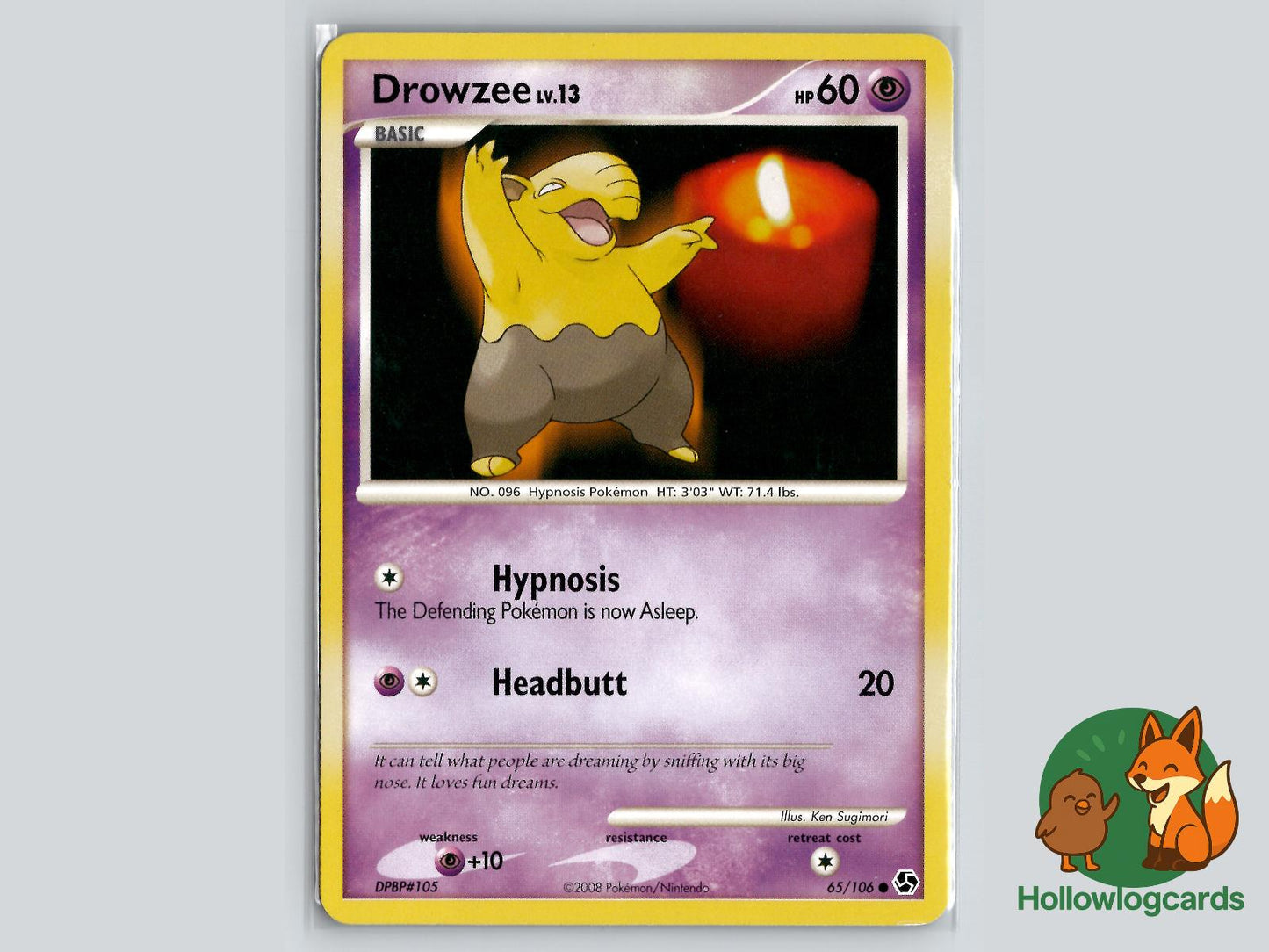 Drowzee (65/106) - Great Encounters Pokémon Card