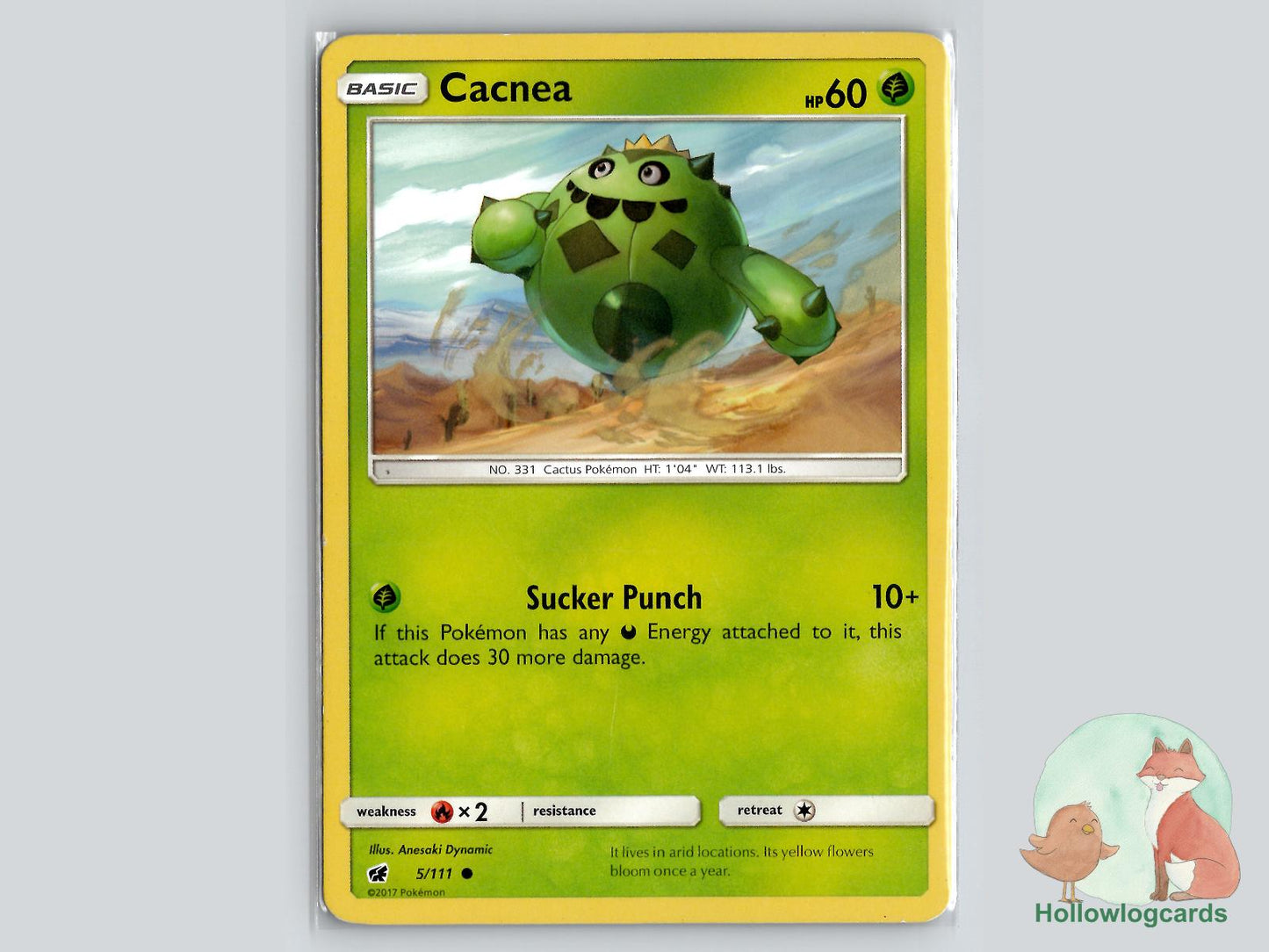 Cacnea (5/111) - Crimson Invasion Pokémon Card