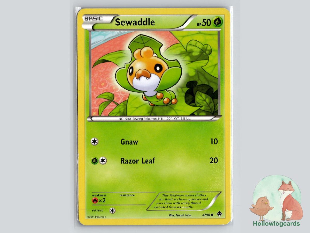 Sewaddle (4/98) - Emerging Powers Pokémon Card