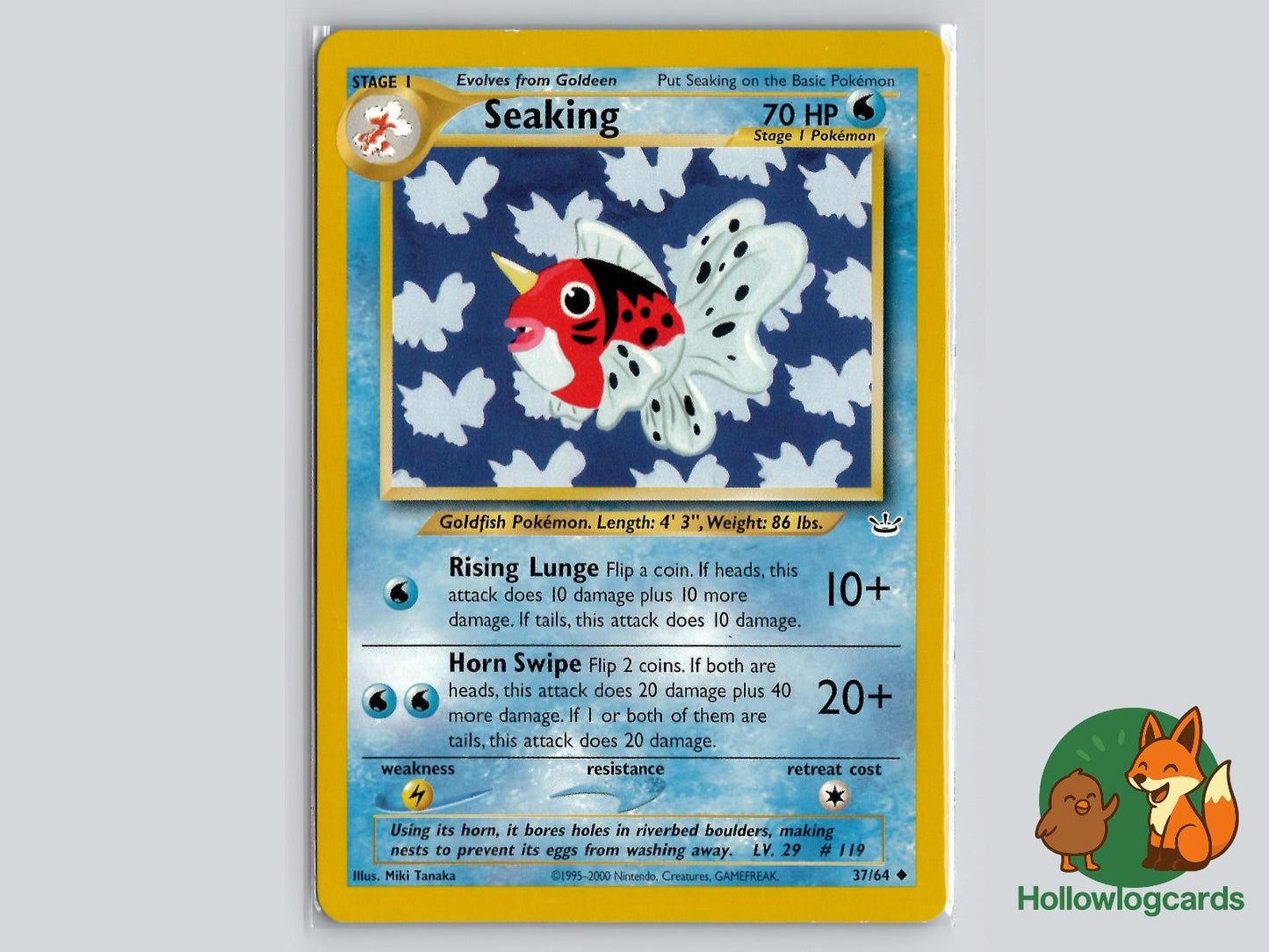 Seaking (37/64) - Neo Revelation Pokémon Card