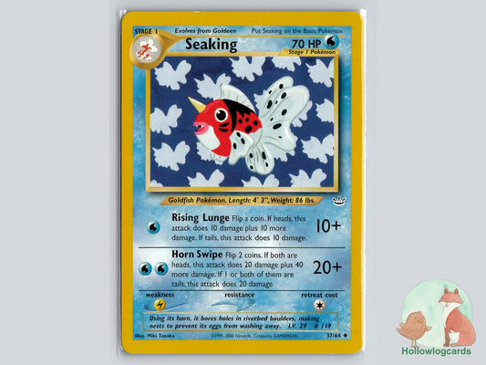 Seaking (37/64) - Neo Revelation Pokémon Card