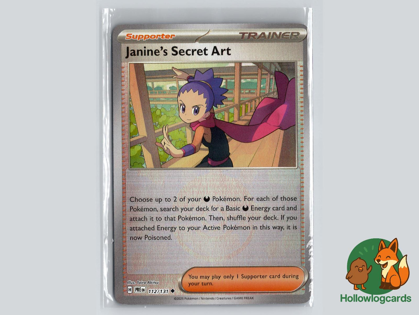 Janine's Secret Art (112/131) - Prismatic Evolutions Pokémon Card