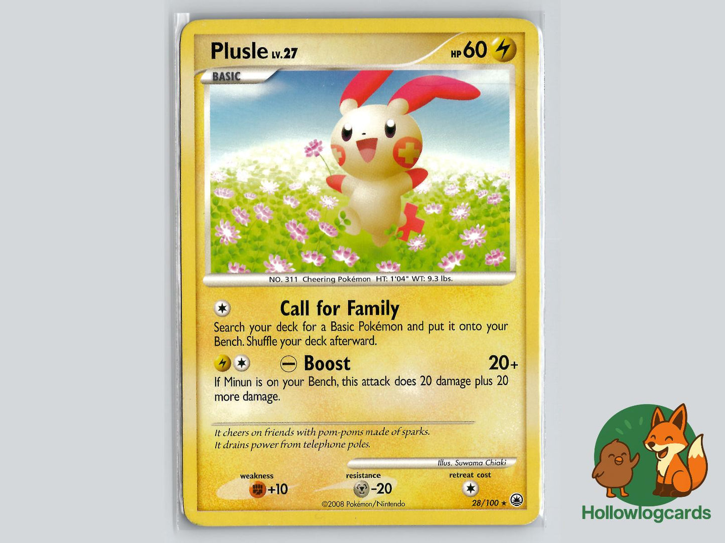 Plusle (28/100) - Majestic Dawn Pokémon Card