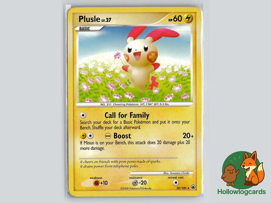 Plusle (28/100) - Majestic Dawn Pokémon Card