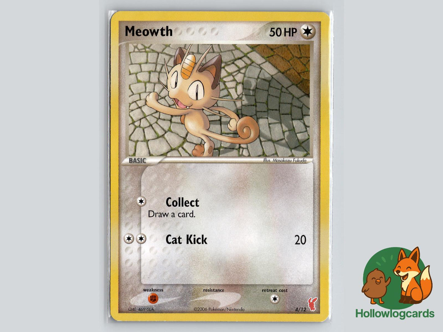 Meowth (4/12) - EX Trainer Kit 2 Plusle Pokémon Card