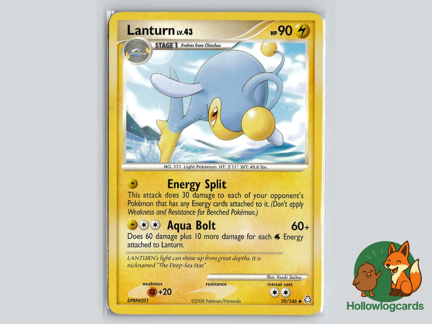 Lanturn (59/146) - Legends Awakened Pokémon Card