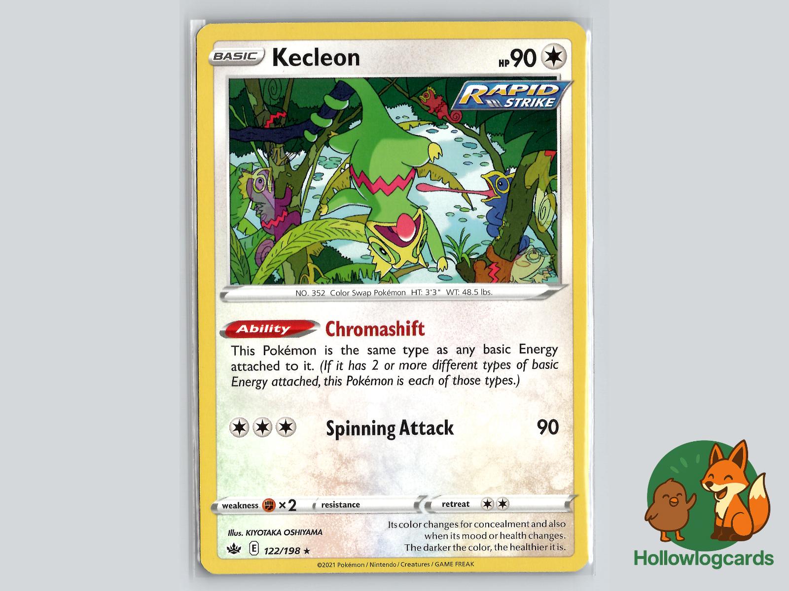 Kecleon (122/198) - Chilling Reign Pokémon Card