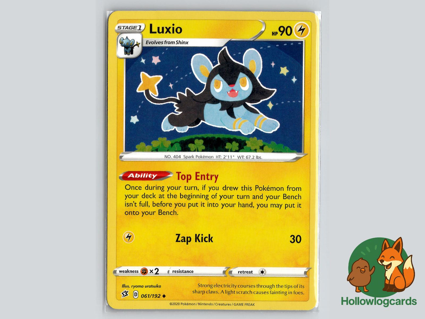 Luxio (061/192) - Rebel Clash Pokémon Card
