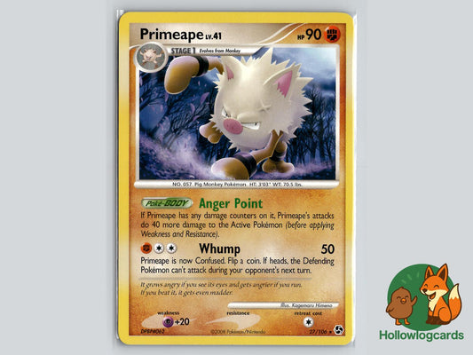 Primeape (27/106) - Great Encounters Pokémon Card