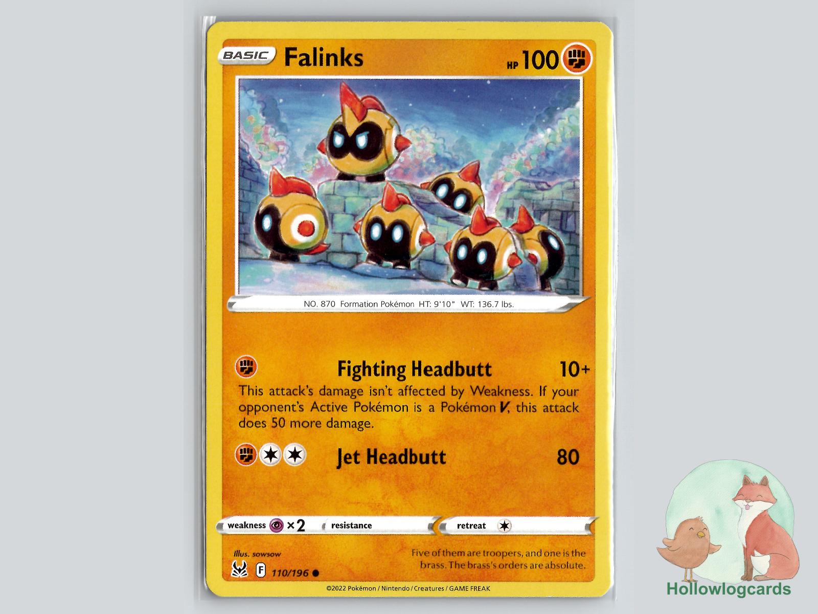 Falinks (110/196) - Lost Origin Pokémon Card