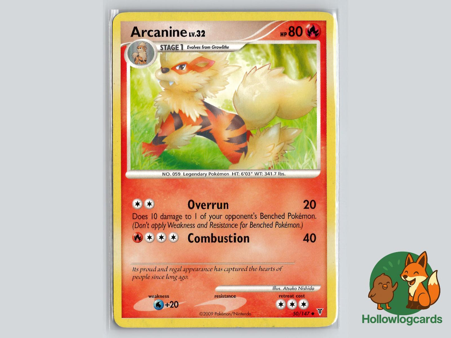 Arcanine (50/147) - Supreme Victors Pokémon Card