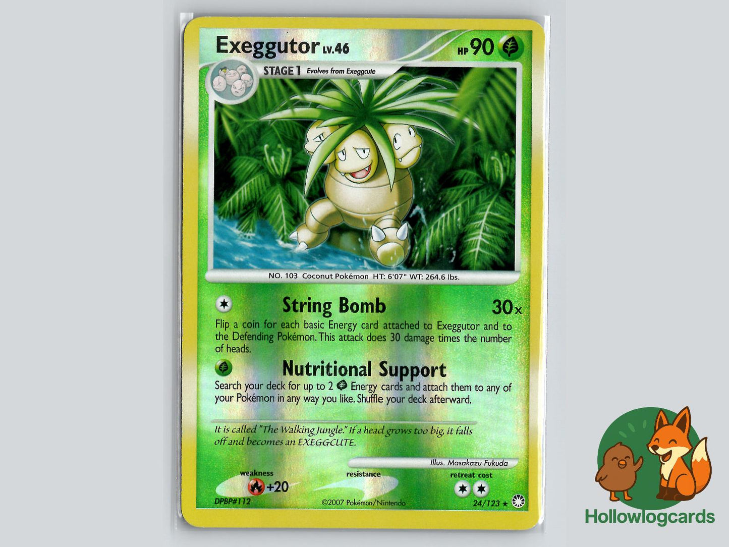 Exeggutor (24/123) - Mysterious Treasures Pokémon Card