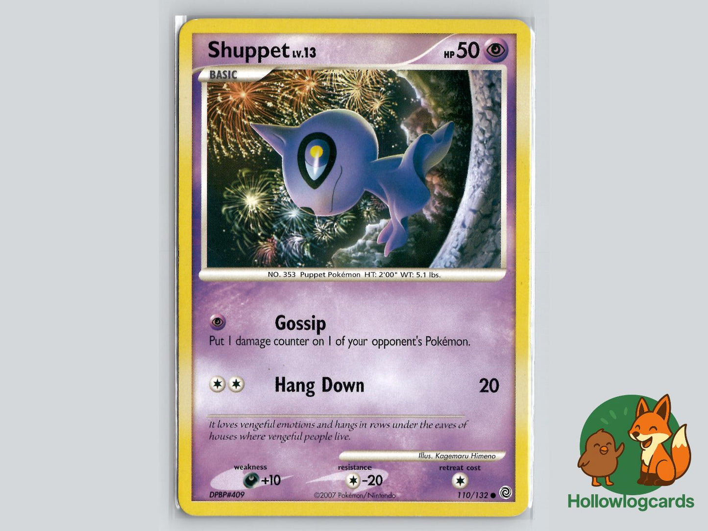 Shuppet (110/132) - Secret Wonders Pokémon Card