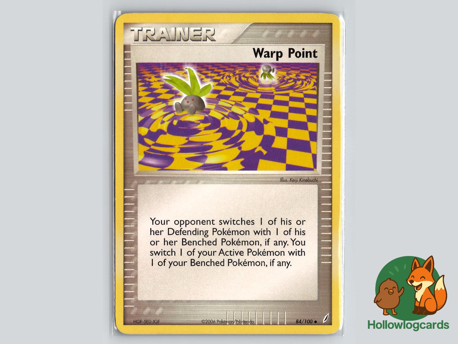 Warp Point (84/100) - Crystal Guardians Pokémon Card