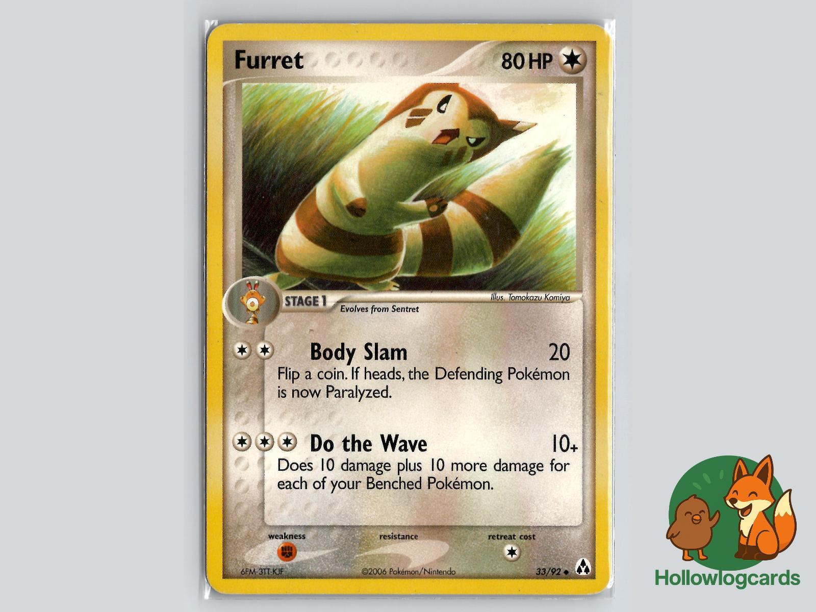 Furret (33/92) - Legend Maker Pokémon Card
