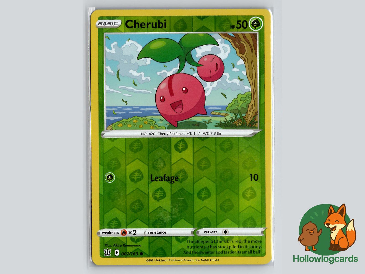 Cherubi (007/163) - Battle Styles Pokémon Card