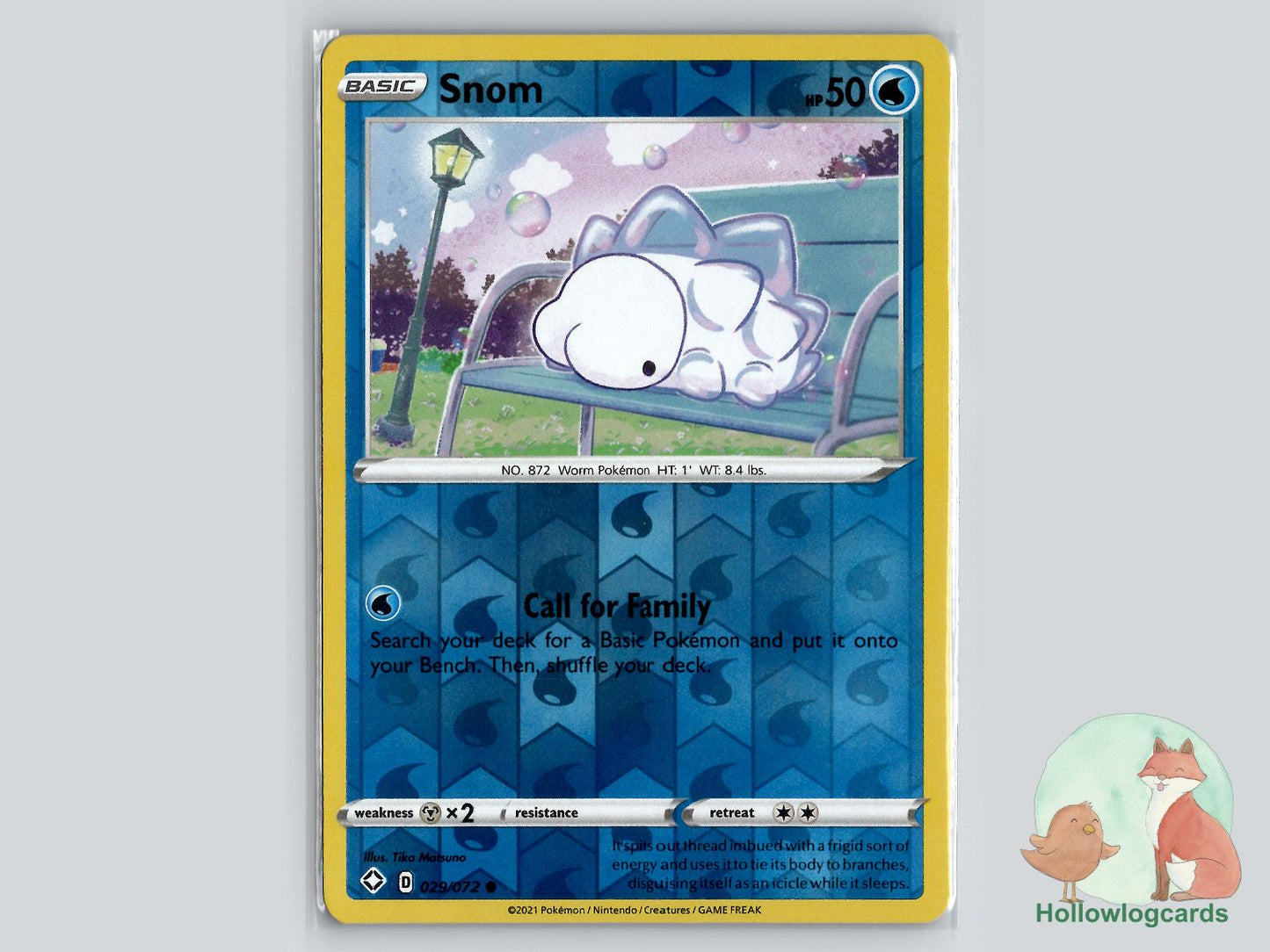 Snom (029/072) - Shining Fates Pokémon Card