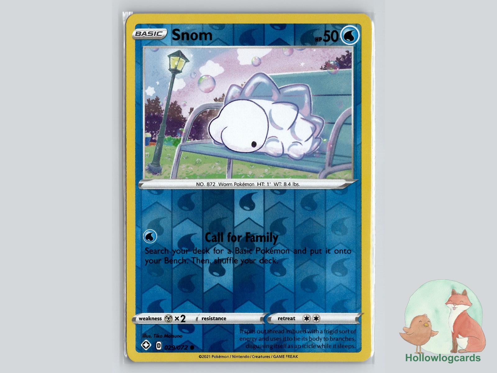 Snom (029/072) - Shining Fates Pokémon Card