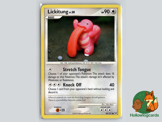 Lickitung (80/127) - Platinum Pokémon Card