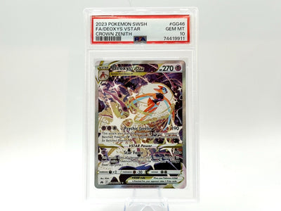 GRADED - Deoxys VSTAR (GG46/GG70) - Crown Zenith - Trainer Gallery Holo - Rare Holo Sword and Shield PSA 10