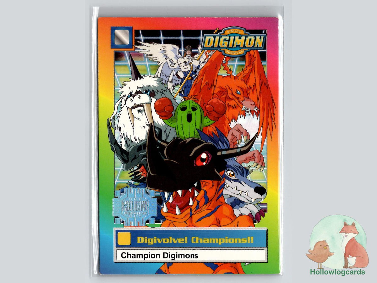 Digivolve! Champions!! (3/34) 1999 Upper Deck Digimon card