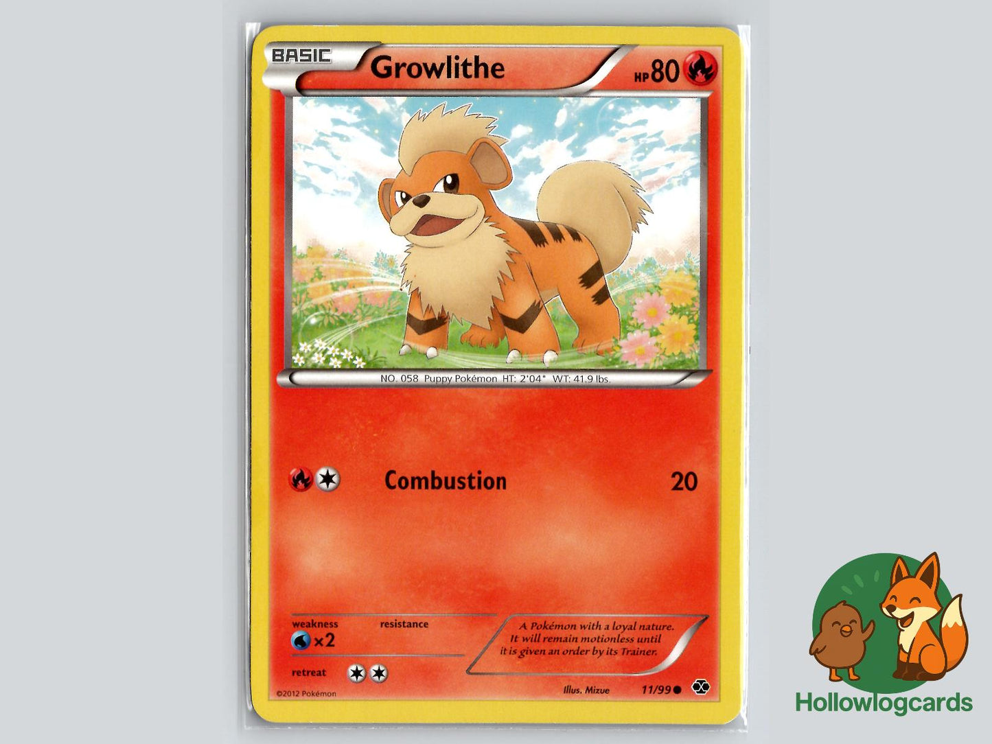 Growlithe (11/99) - Next Destinies Pokémon Card