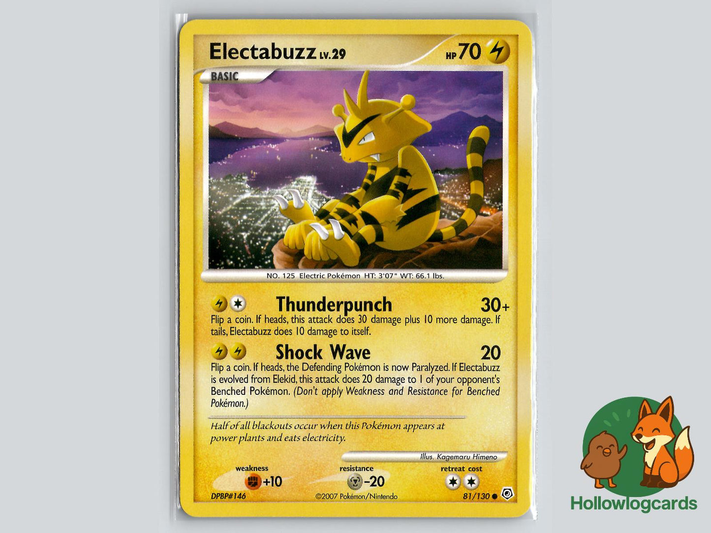 Electabuzz (81/130) - Diamond & Pearl Pokémon Card