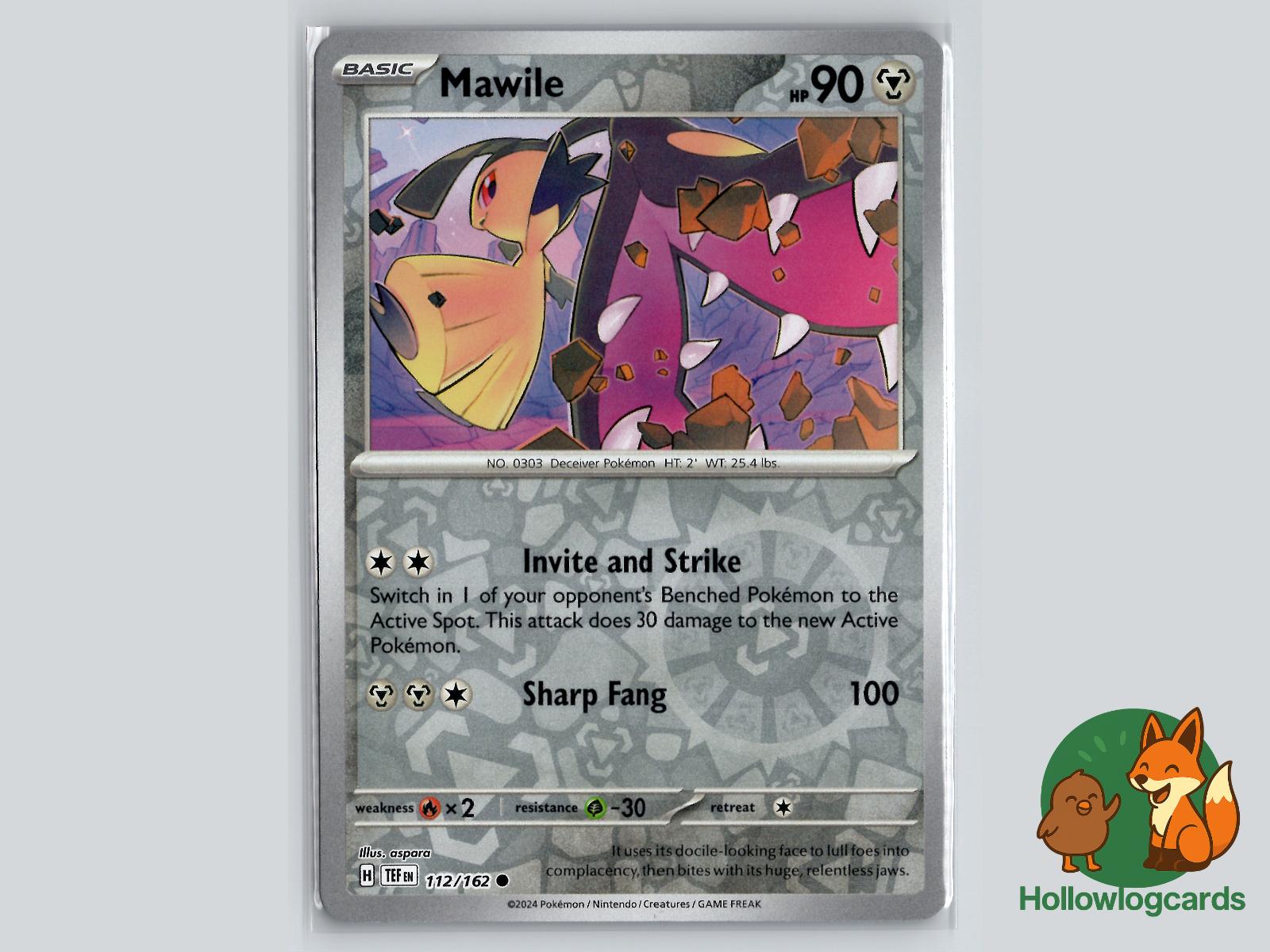 Mawile (112/162) - Temporal Forces Pokémon Card